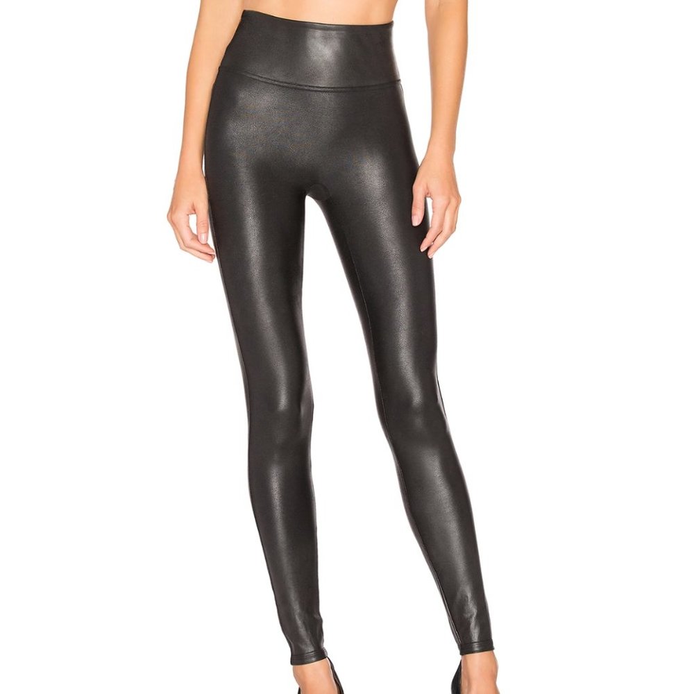 SPANX Faux Leather Leggings